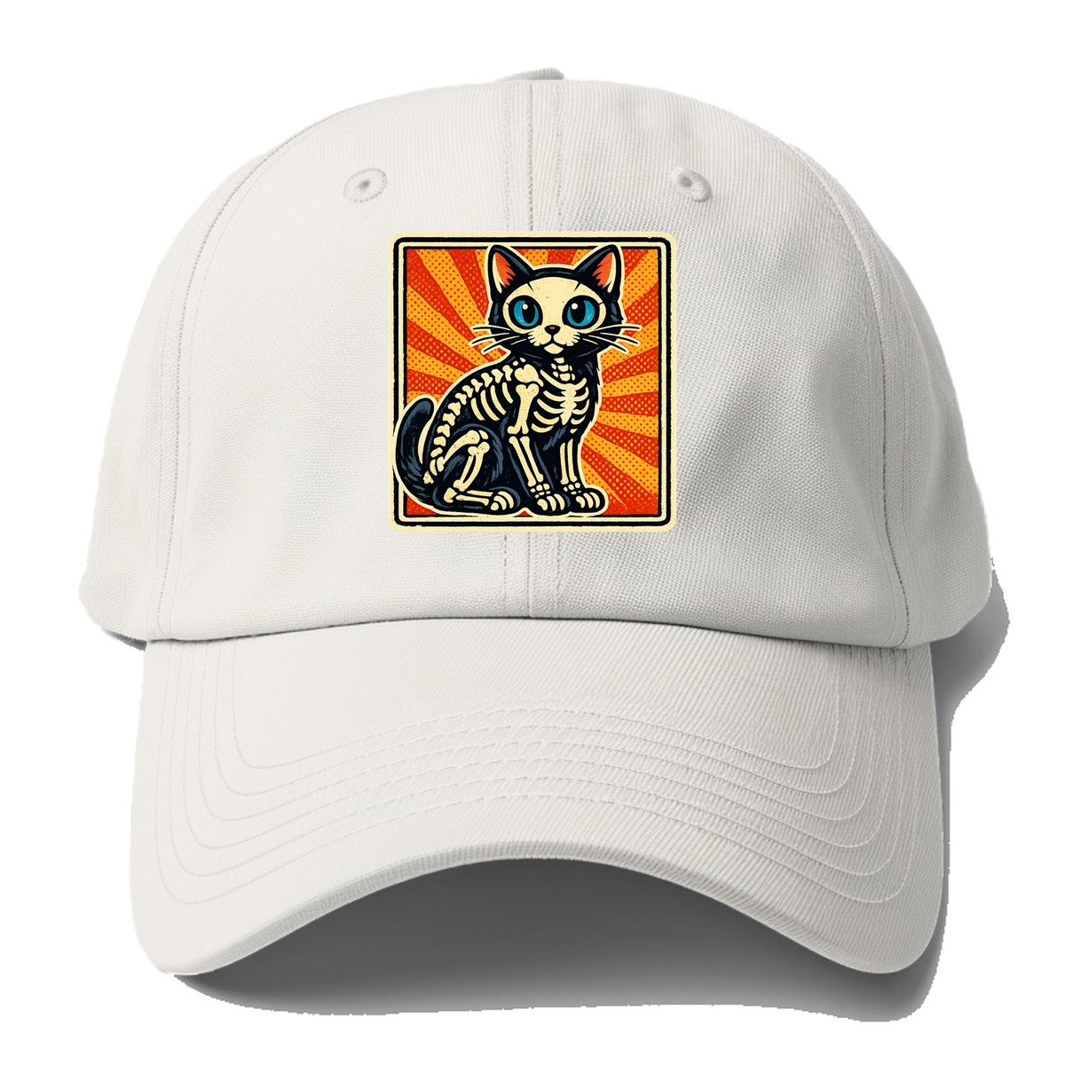 X Ray Alley Cat Baseball Cap – Off White