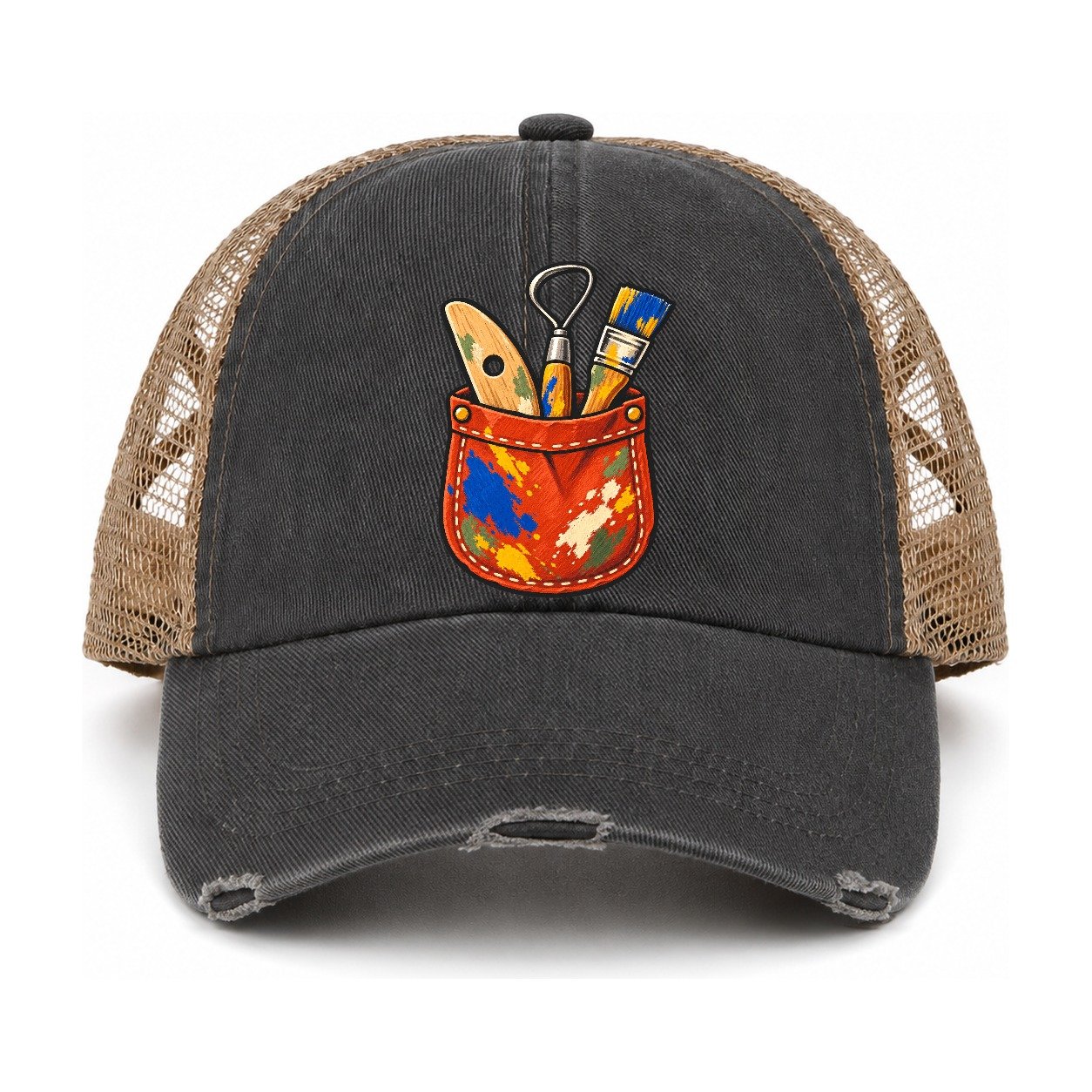 Washed Black-Khaki — front view