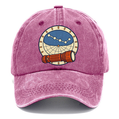 Red Torch And Planisphere Astronomy And Stargazing Classic Cap – Dusty Rose