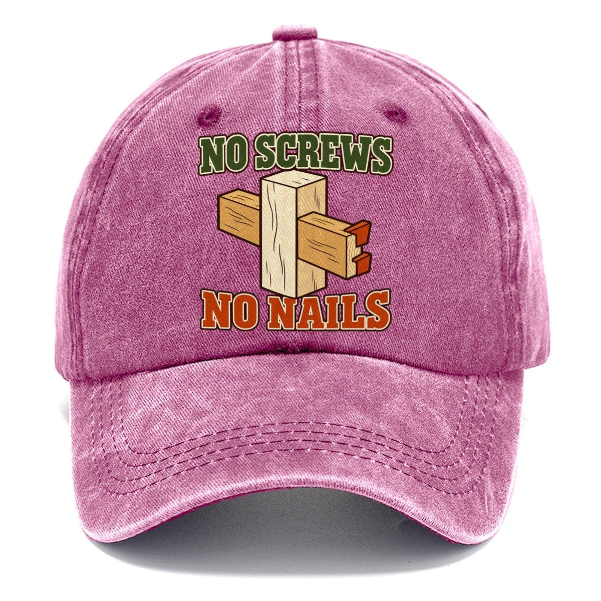 No Screws No Nails Woodworking Classic Cap – Dusty Rose