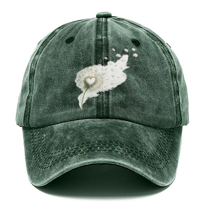 Claddagh Symbol Washed Classic Cap – Forest Mist