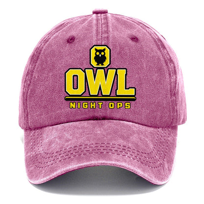 Owl Night Ops Heavy Duty Classic Cap – Dusty Rose
