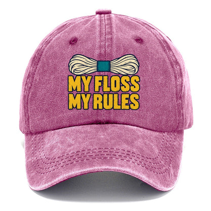 My Floss My Rules Classic Cap – Dusty Rose