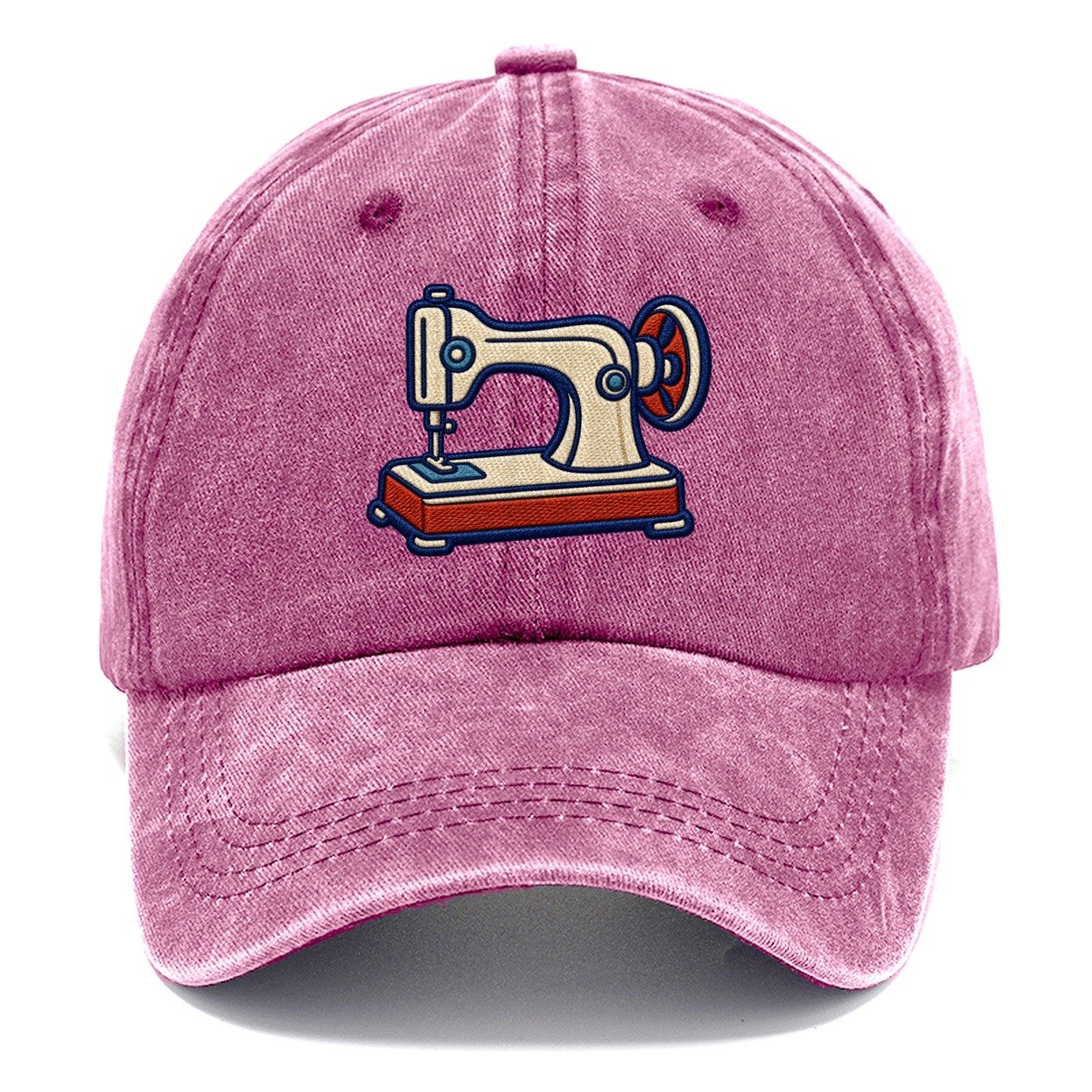 Sewing Machine Tiny Solo Marks Classic Cap – Dusty Rose