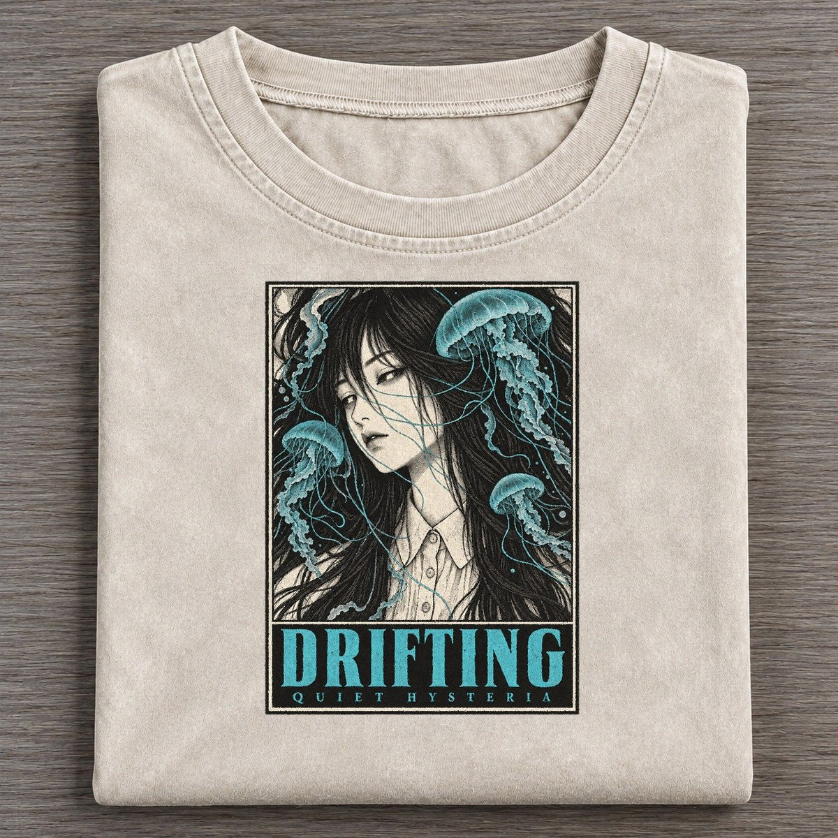 Drifting Quiet Hysteria Vintage T-shirt – Off White
