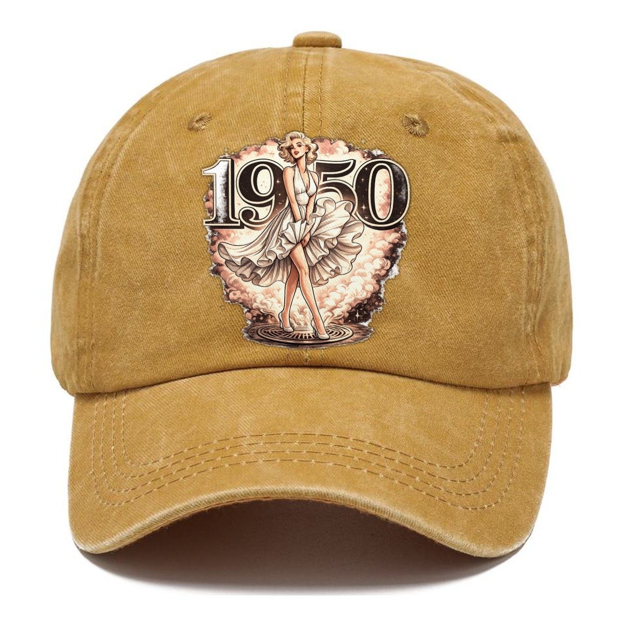 1950 Vintage Glam Classic Cap – Golden Harvest