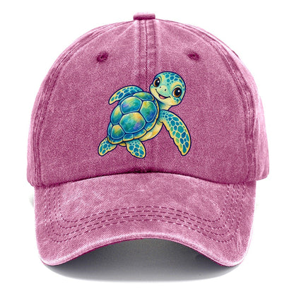 Sea Turtle Shell Turn Sea Sprite Classic Cap – Dusty Rose