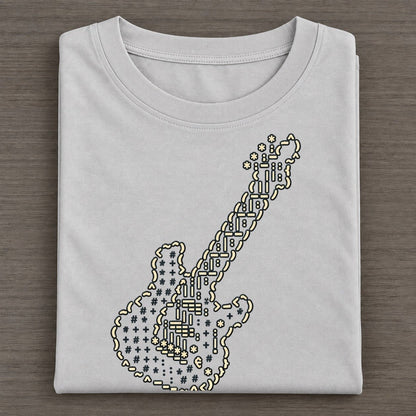 Electric Guitar Neck Classic T-shirt – Grey