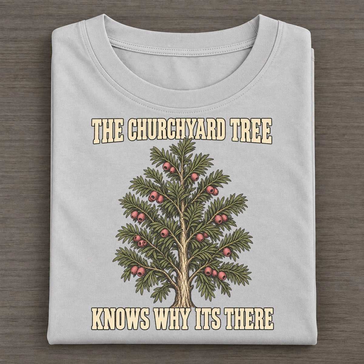 Knows Why Its There Botanical Warnings Classic T-shirt – Grey
