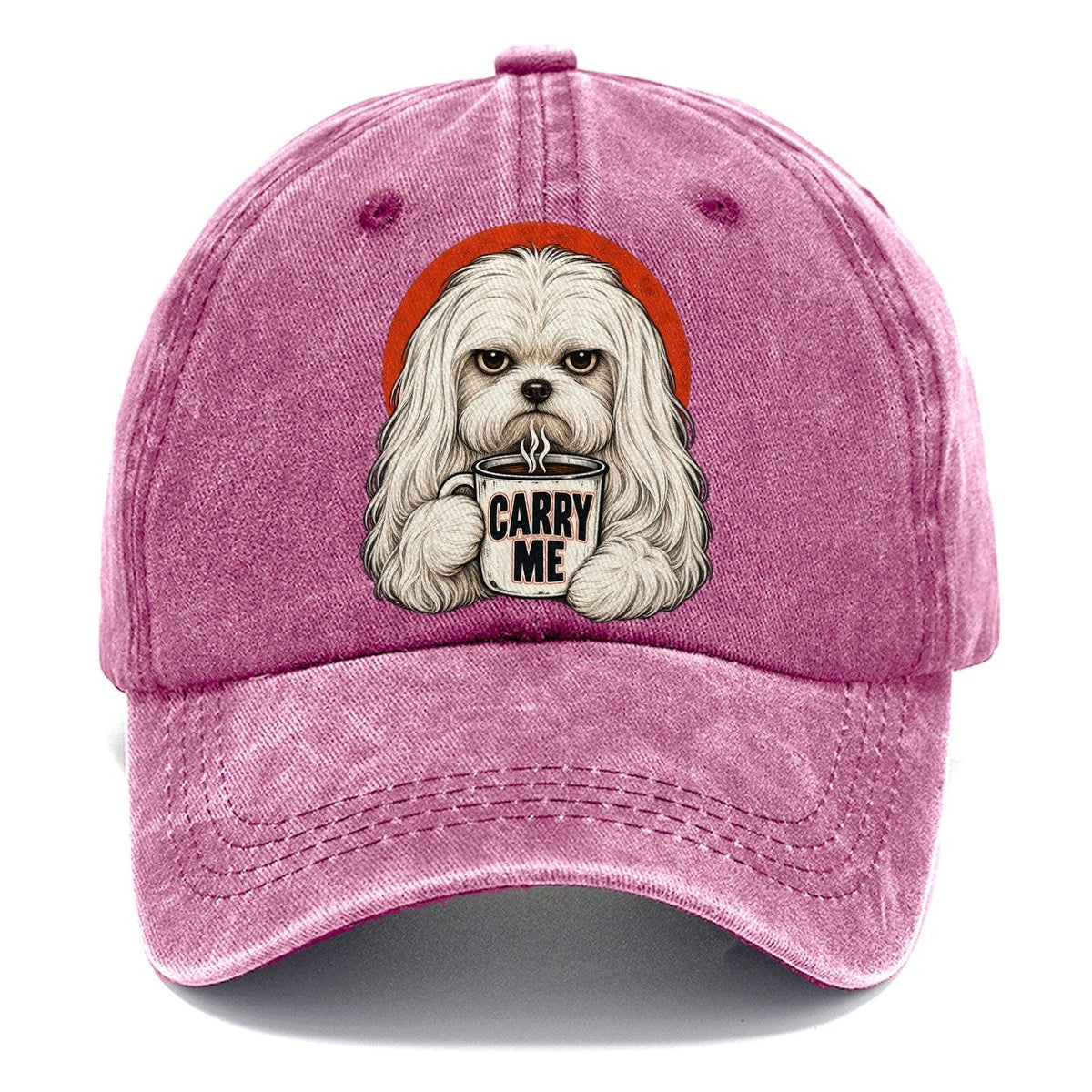 Maltese Mug Truths Dog Mug Truths Classic Cap – Dusty Rose