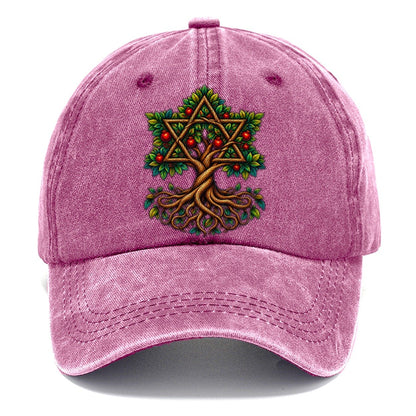 Tree Of Life Roots Judaism Heritage Classic Cap – Dusty Rose