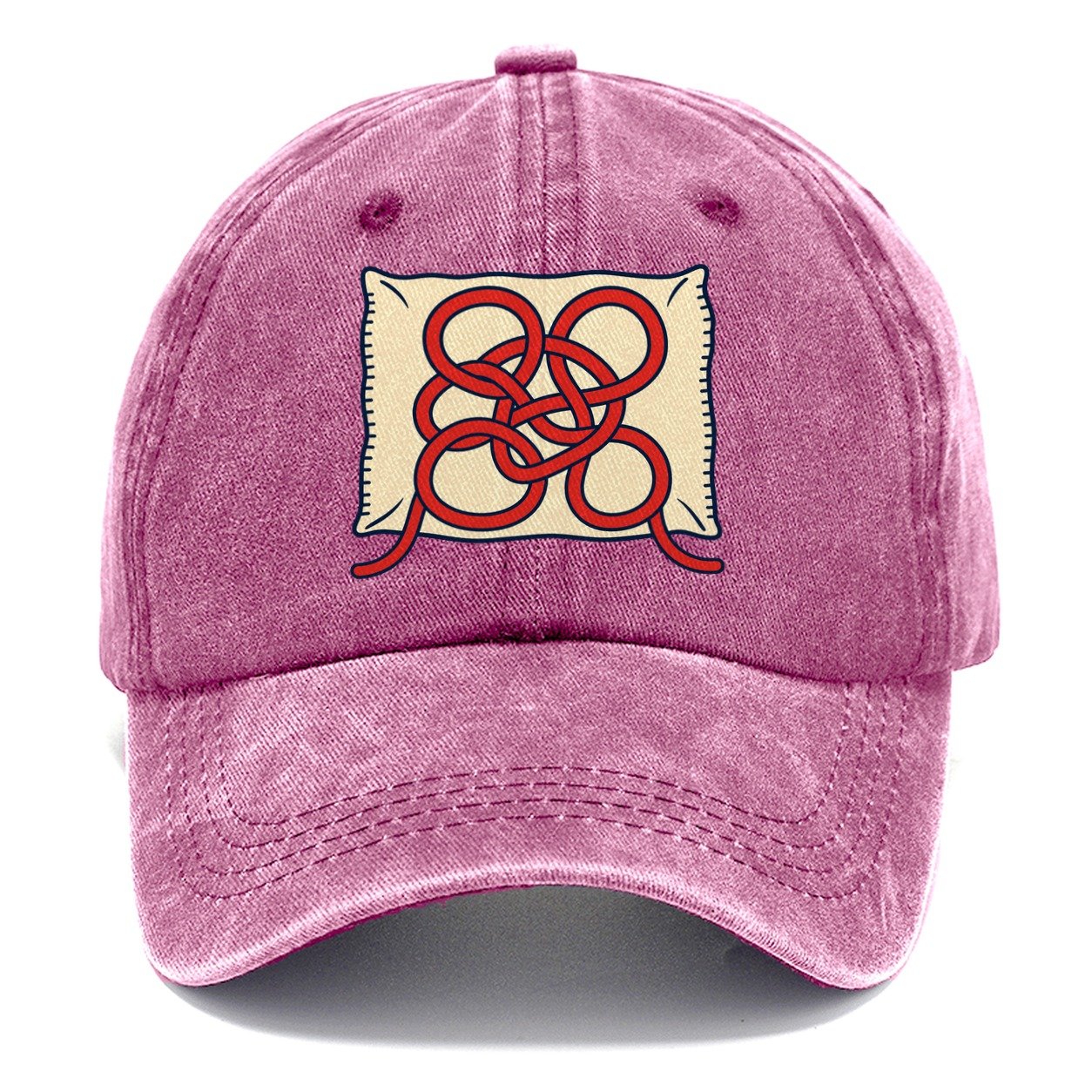 The Tangle And Needlework Classic Cap – Dusty Rose