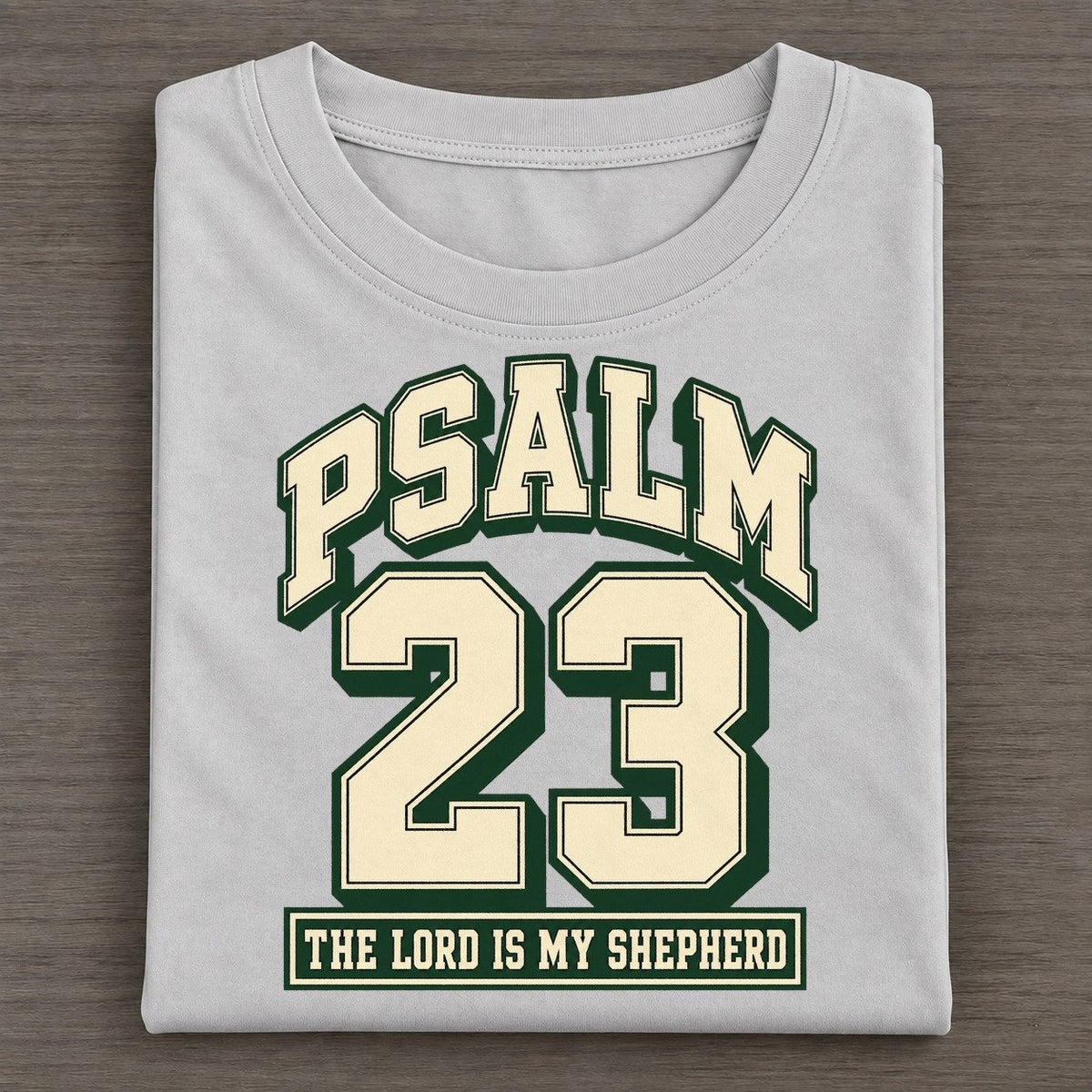 Psalm 23 Varsity Chapel Varsity Classic T-shirt – Grey