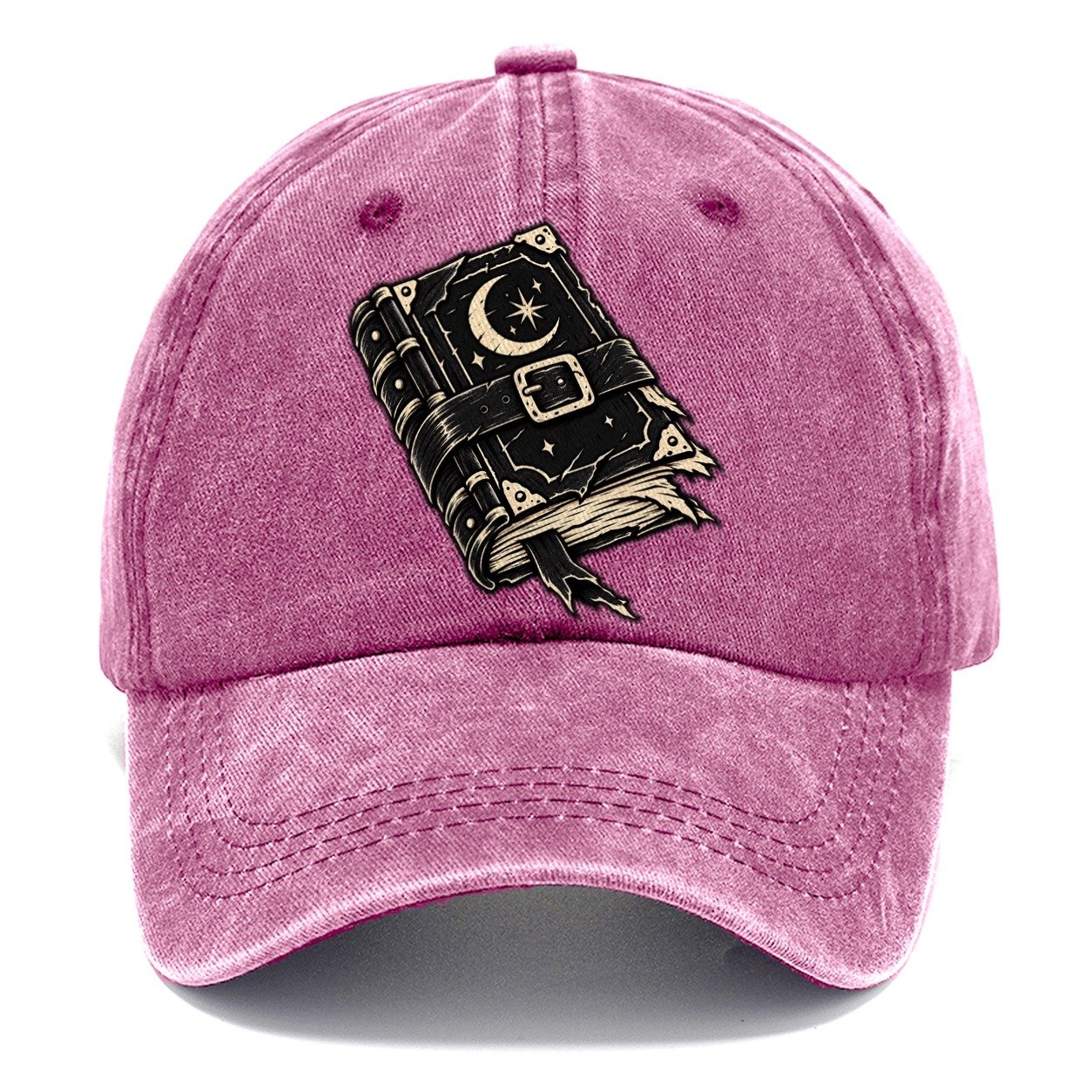 Clasped Spellbook Witch Magic Classic Cap – Dusty Rose