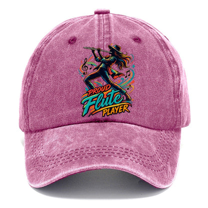 Proud Flute Player Music Instruments Classic Cap – Dusty Rose