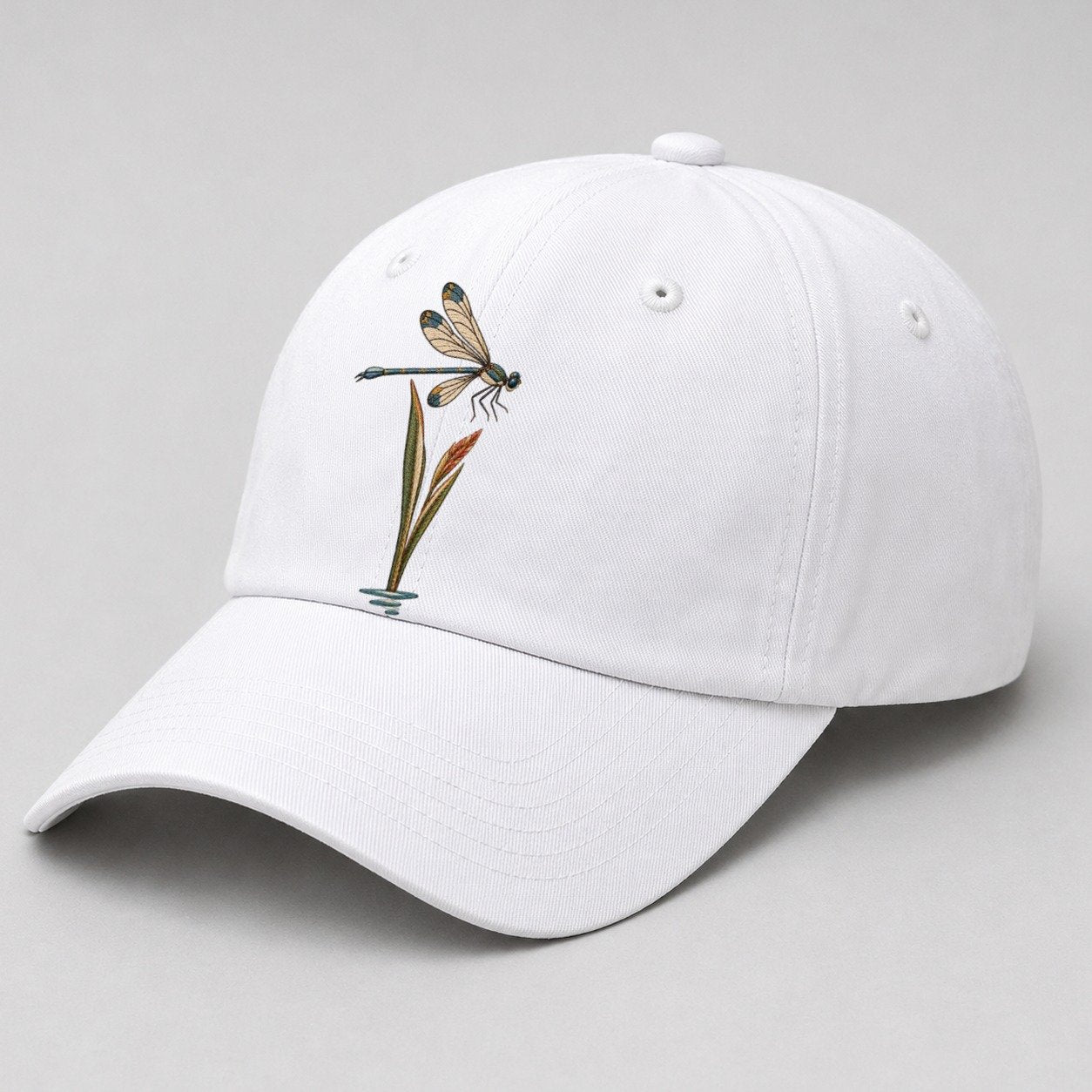 White — angle view