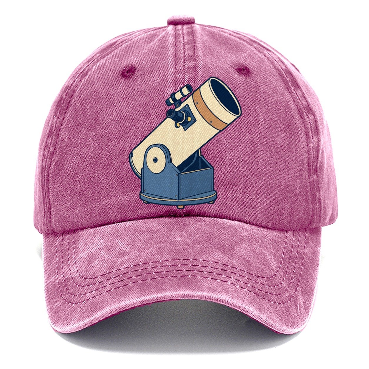 Dobsonian On Its Box Astronomy And Stargazing Classic Cap – Dusty Rose