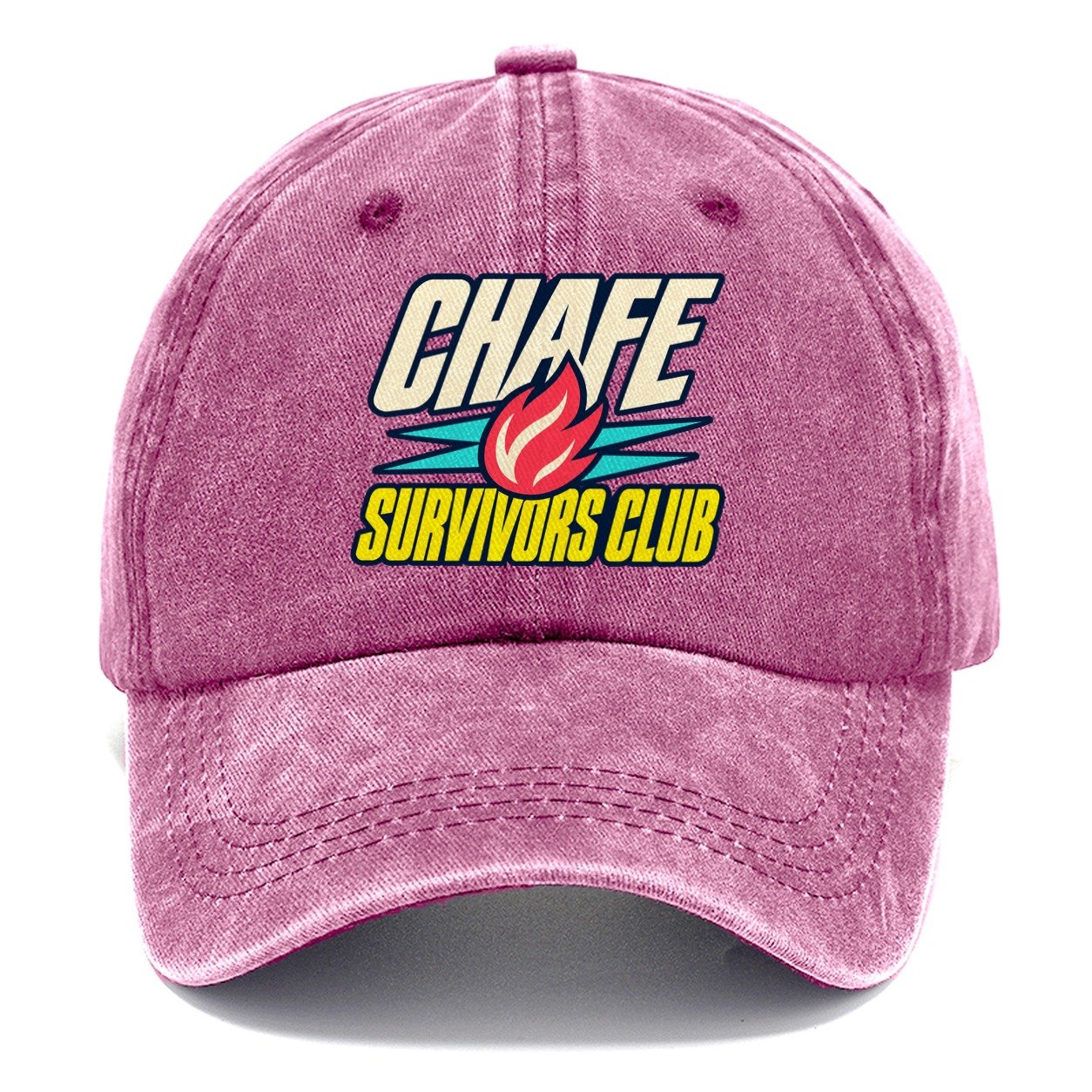 Chafe Survivors Club 90S Running Clubs Classic Cap – Dusty Rose