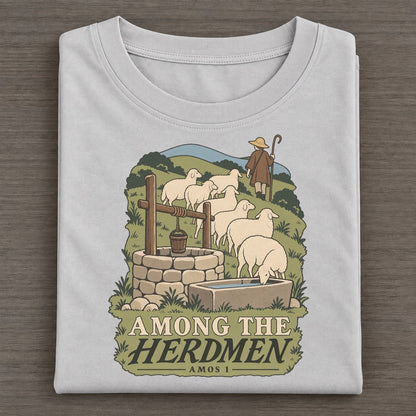 Among The Herdmen The Counting Gate Classic T-shirt – Grey