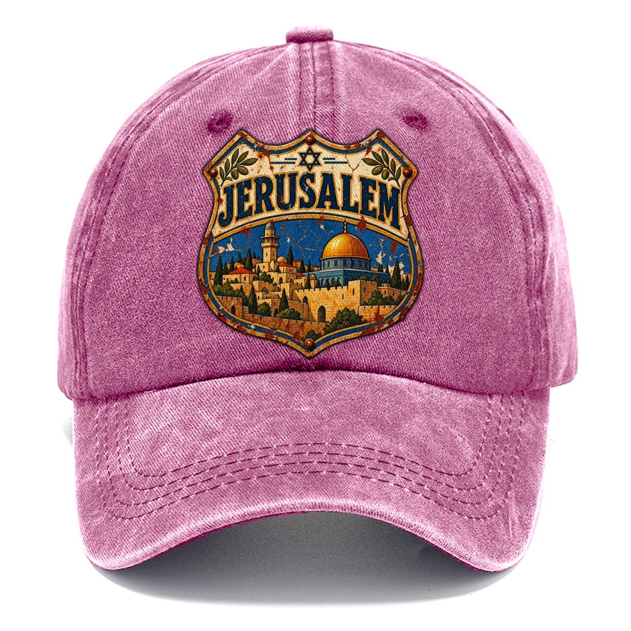 Jerusalem Highway Shield Jerusalem Classic Cap – Dusty Rose