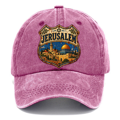 Jerusalem Highway Shield Jerusalem Classic Cap – Dusty Rose