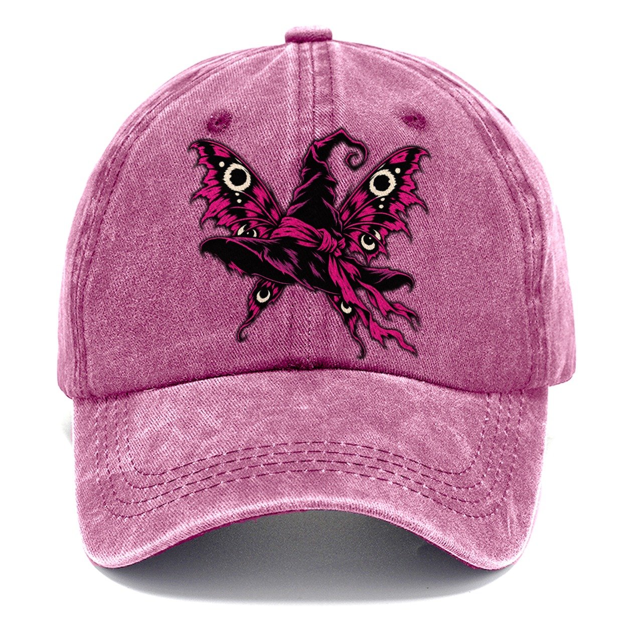 Moth Winged Witch Hat Witch Magic Classic Cap – Dusty Rose