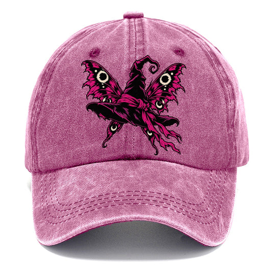 Moth Winged Witch Hat Witch Magic Classic Cap – Dusty Rose