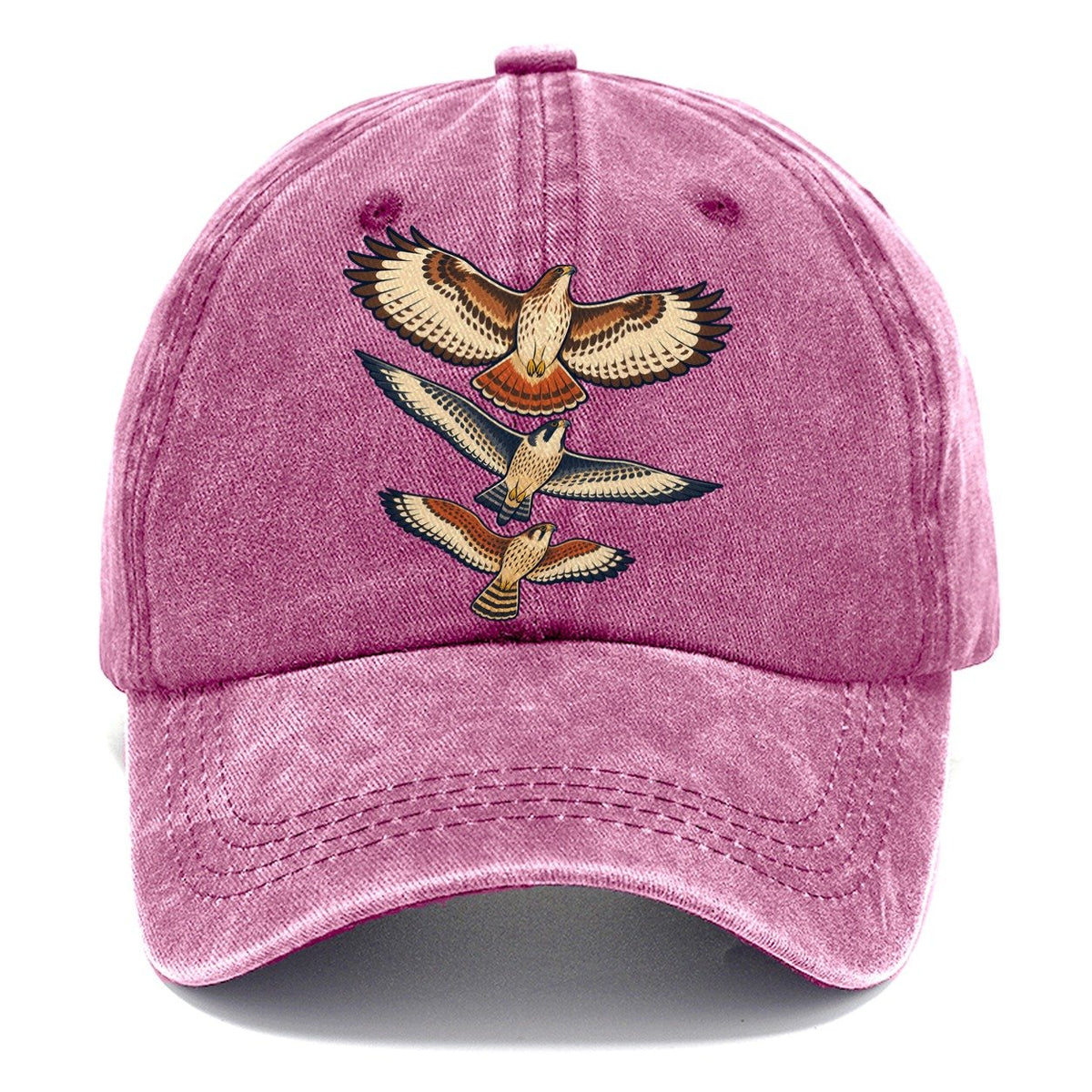 Raptor Shape Set Birdwatching Classic Cap – Dusty Rose