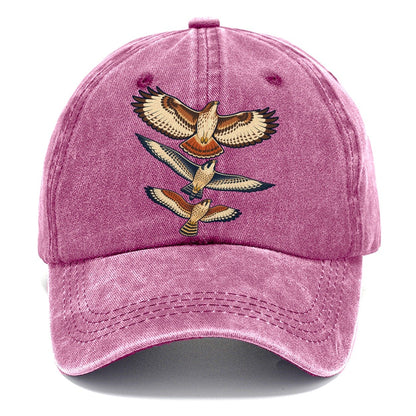 Raptor Shape Set Birdwatching Classic Cap – Dusty Rose