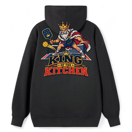 King Of The Kitchen Pickleball Life Classic Pullover Hoodie – Black
