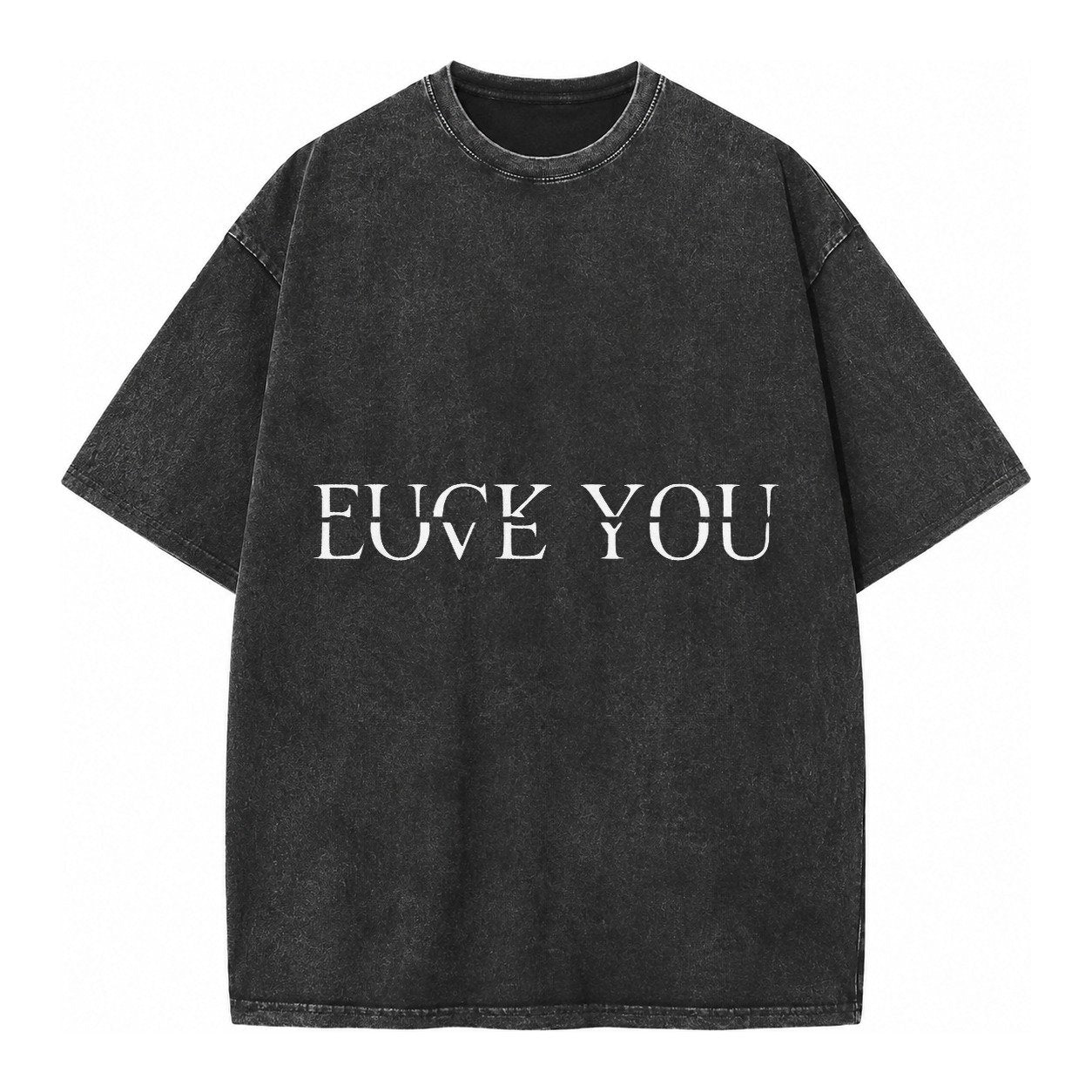 Fuck Love You Vintage T-shirt – Black