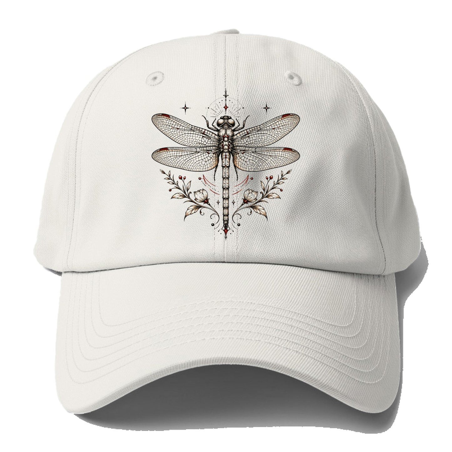 White Dragonfly Baseball Cap – Off White