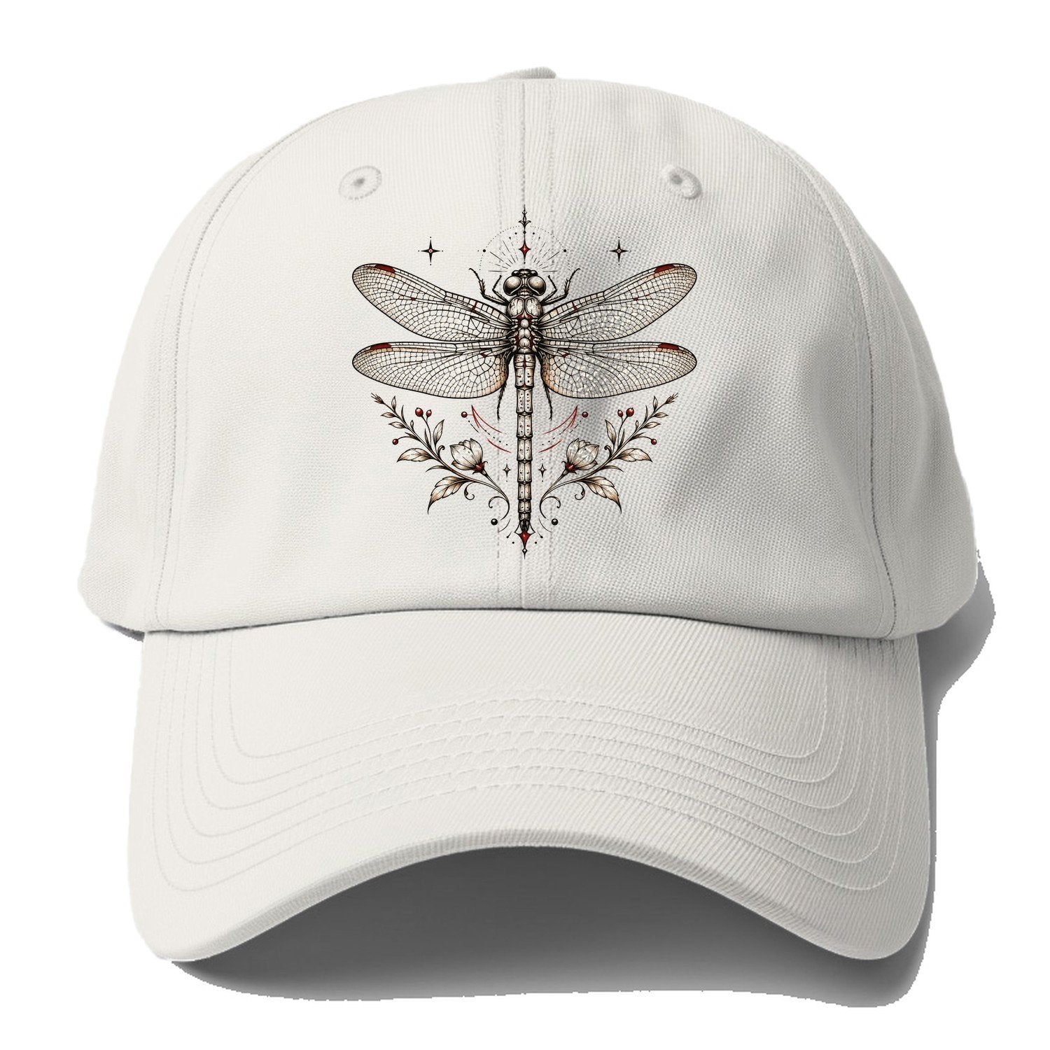 White Dragonfly Baseball Cap – Off White