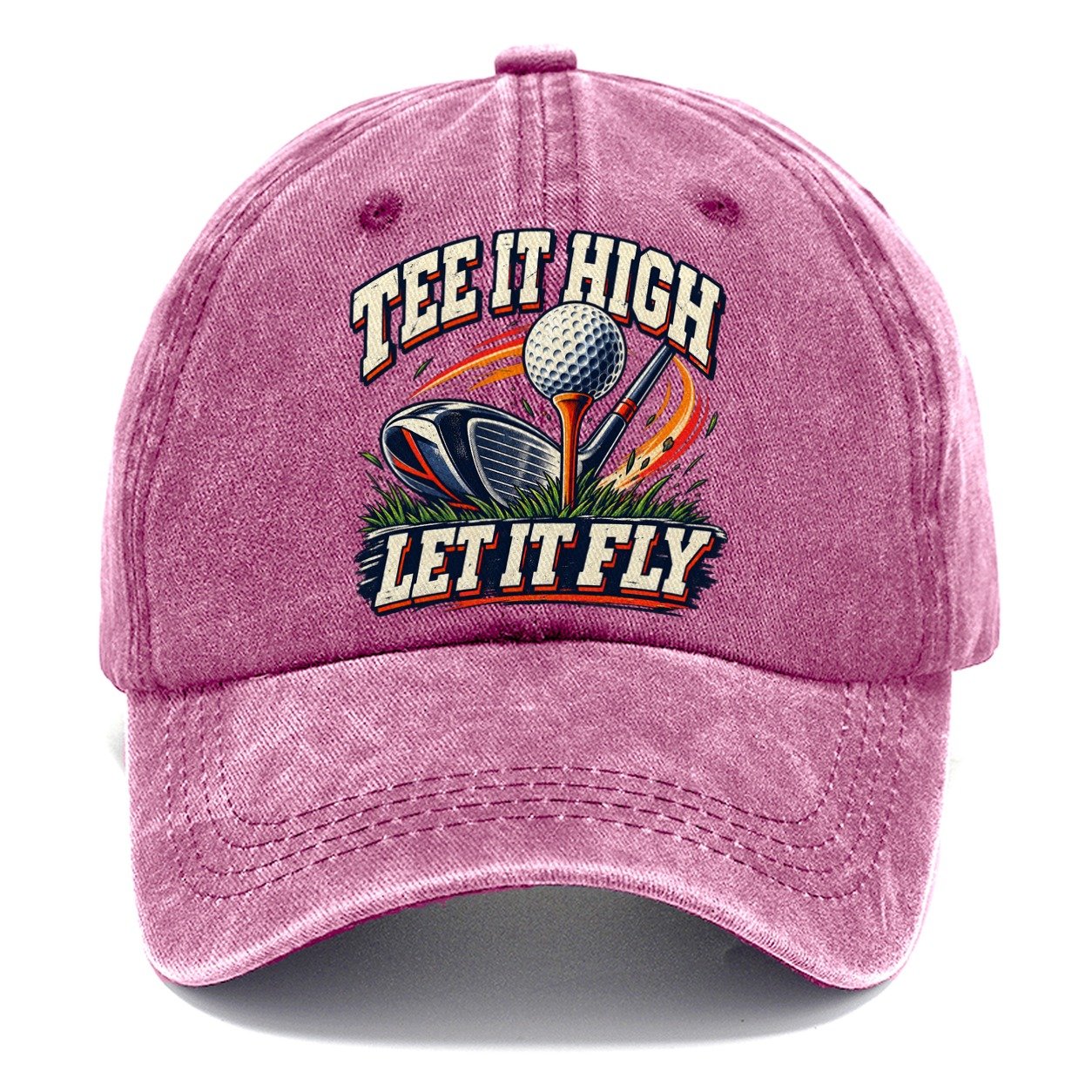 Tee It High Let It Fly Golf Life Classic Cap – Dusty Rose