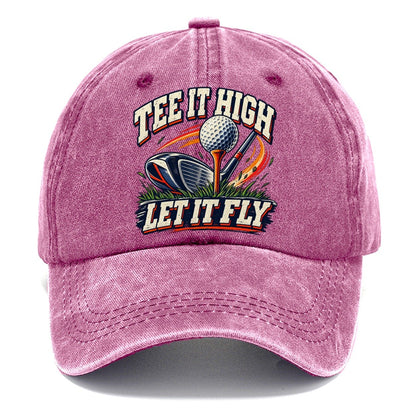 Tee It High Let It Fly Golf Life Classic Cap – Dusty Rose