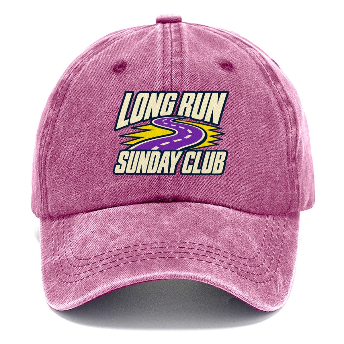 Long Run Sunday Club 90S Running Clubs Classic Cap – Dusty Rose