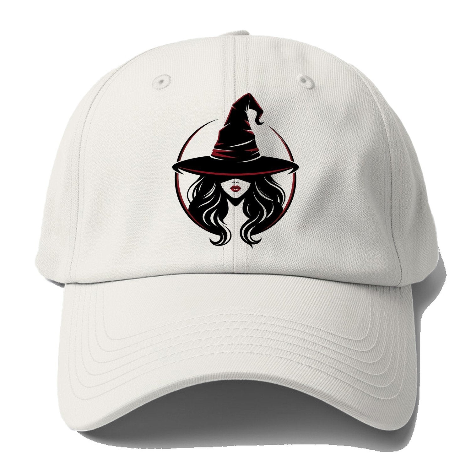 Witch Silhouette Baseball Cap – Off White