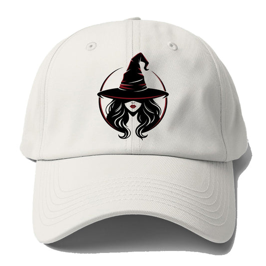 Witch Silhouette Baseball Cap – Off White