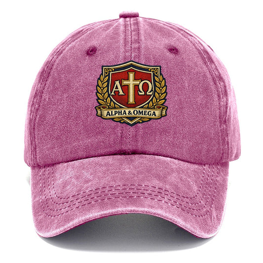 Alpha And Omega Classic Cap – Dusty Rose