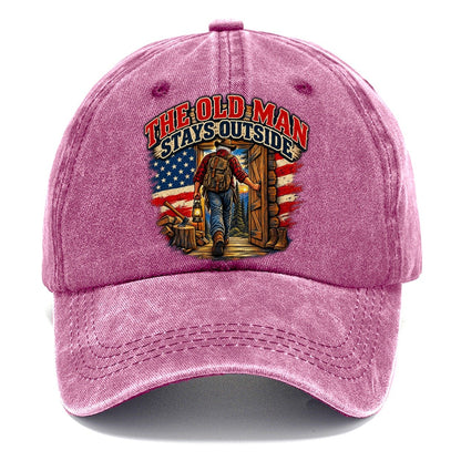 The Old Man Stays Outside Old Man Strong Classic Cap – Dusty Rose