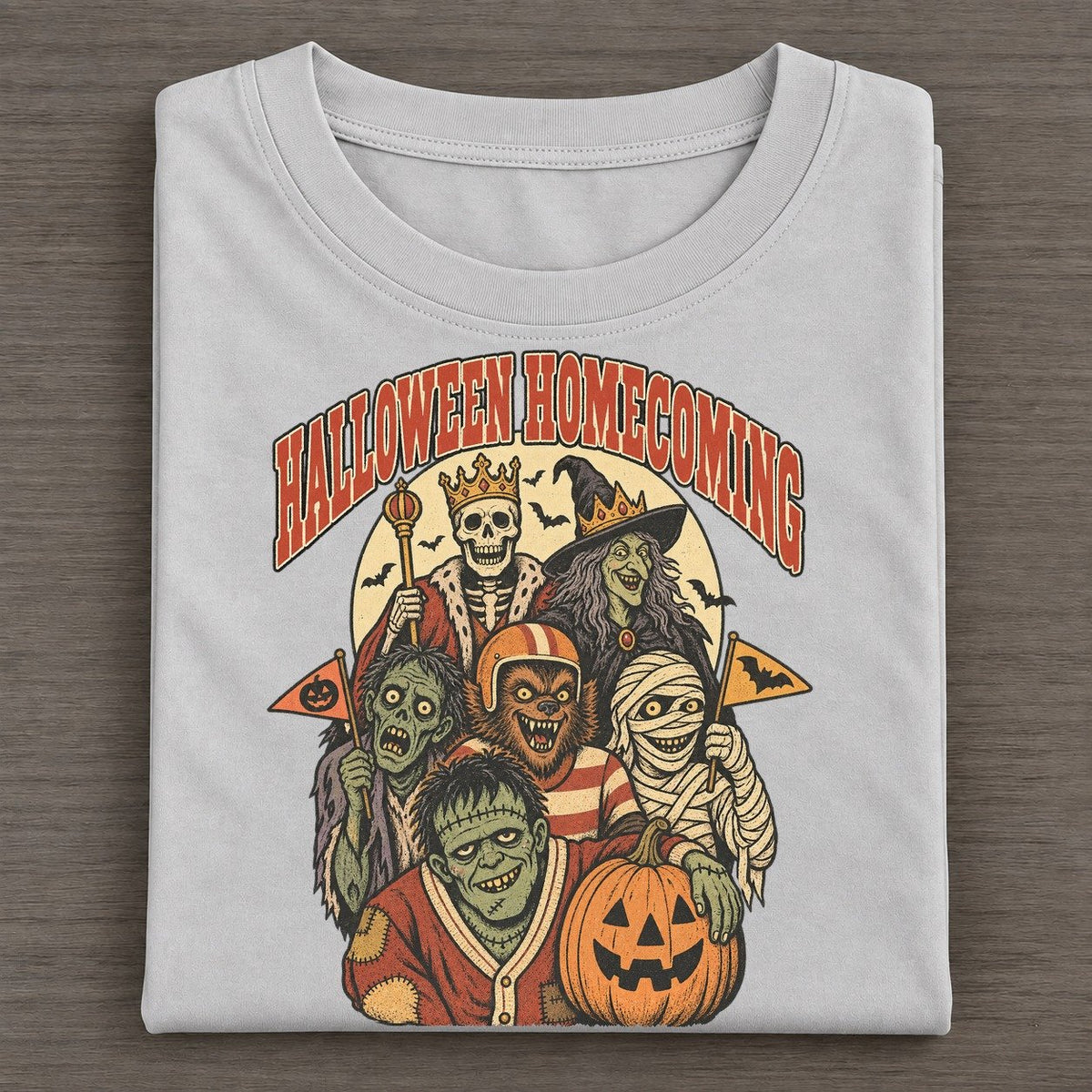 Halloween Homecoming Ghoul Mixer Classic T-shirt – Grey
