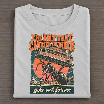 The Ant That Carried The Diner Drive In Monsters Classic T-shirt – Grey