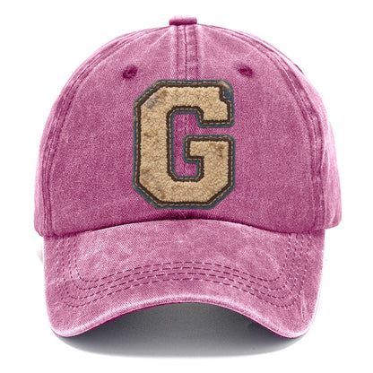 Varsity Chenille G Monogram Classic Cap – Dusty Rose