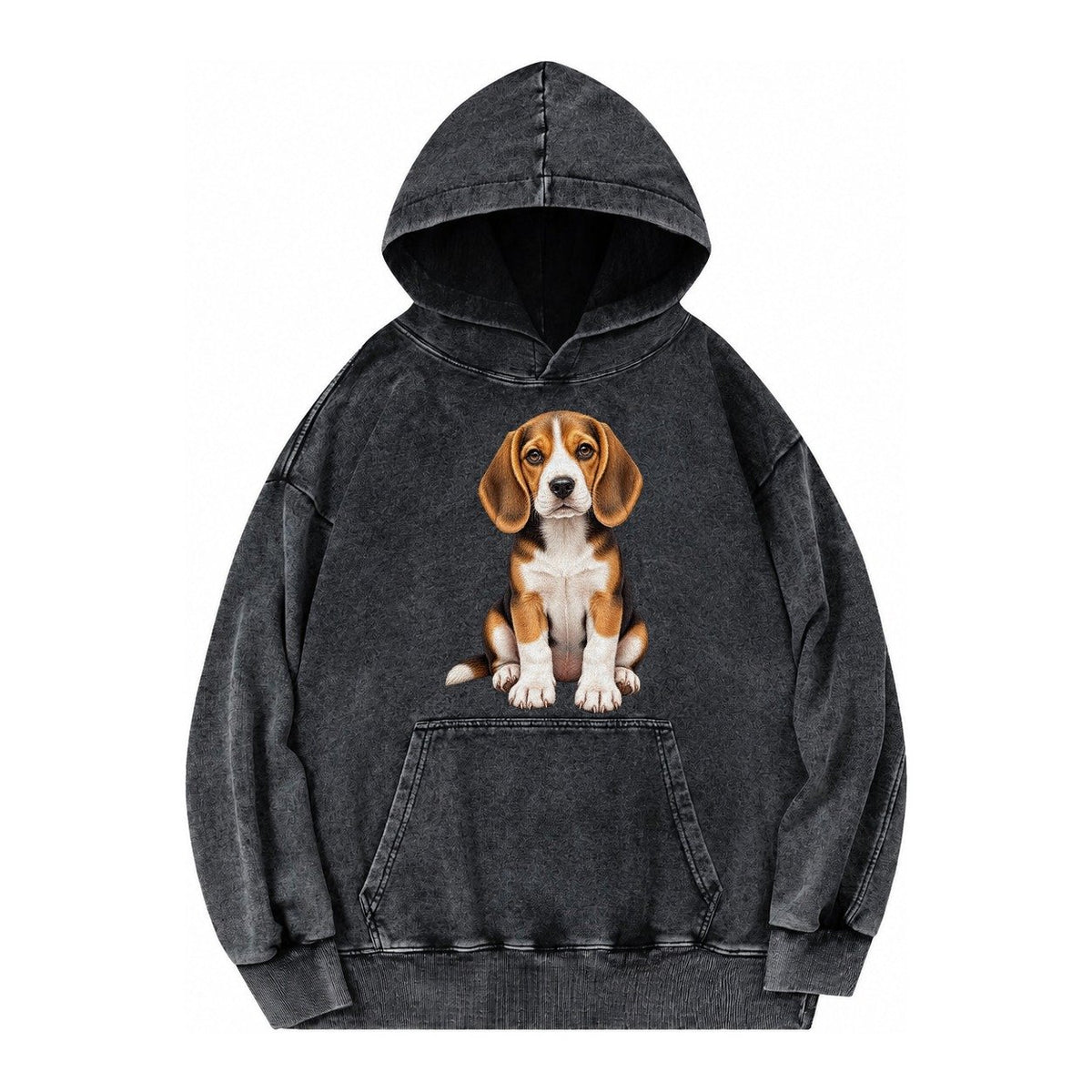 The Classic Hat For Explorers And Travelers Vintage Washed Hoodie – Black