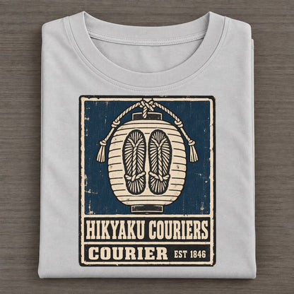 Hikyaku Courier House Noren Trade Co Classic T-shirt – Grey