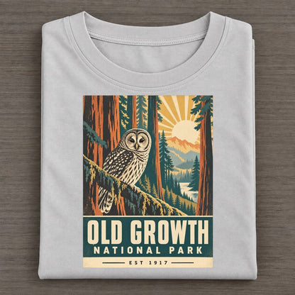 Old Growth Nowhere National Parks Classic T-shirt – Grey