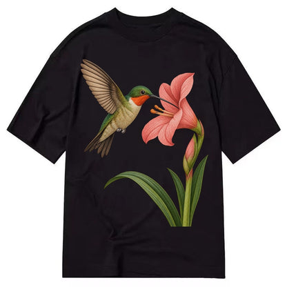 Hummingbird Haven Classic T-shirt – Black