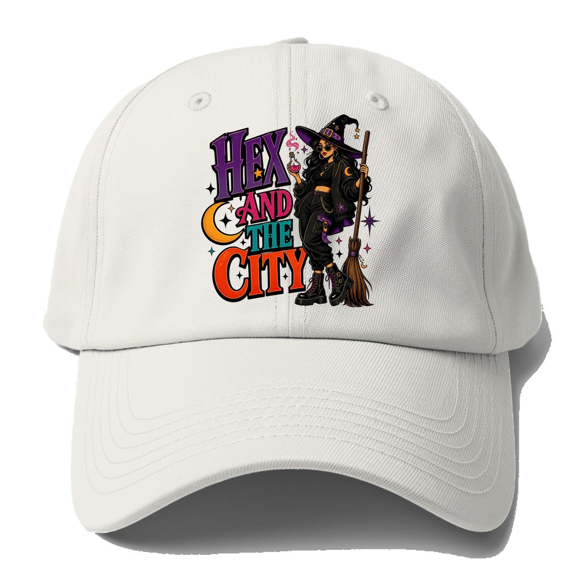 Hex And The City Witch Meme Baseball Cap – Off White