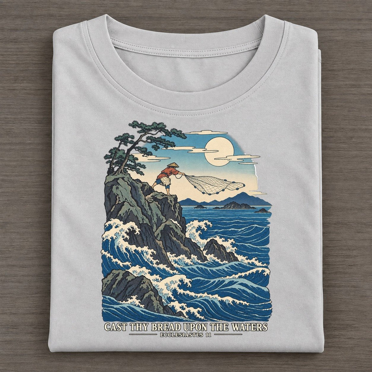 Cast Thy Bread Upon The Waters The Great Deep Classic T-shirt – Grey