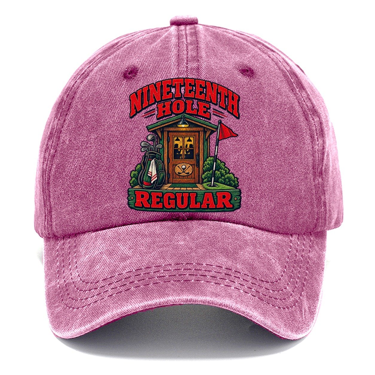 Nineteenth Hole Regular Golf Life Classic Cap – Dusty Rose